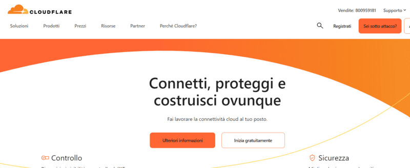 cloudflare per velocizzare il sito