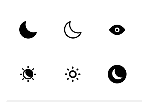 dark mode icon